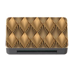 Brown Abstract Background Texture Pattern Seamless Memory Card Reader With Cf by danenraven