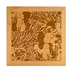 Texture Ornament Pattern Seamless Paisley Wood Photo Frame Cube by danenraven
