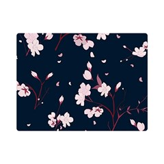 Flowers Texture Textured Pattern Premium Plush Fleece Blanket (mini) by danenraven