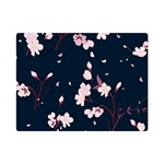 Flowers Texture Textured Pattern Premium Plush Fleece Blanket (Mini) 35 x27  Blanket Front