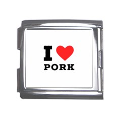 I Love Pork  Mega Link Italian Charm (18mm) by ilovewhateva