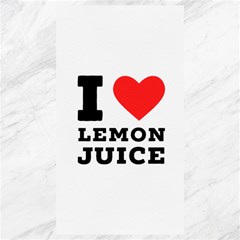 I Love Lemon Juice Canvas 40  X 72  by ilovewhateva