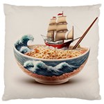 Noodles Pirate Chinese Food Food Large Cushion Case (Two Sides) Back