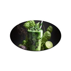 Drink Spinach Smooth Apple Ginger Sticker Oval (10 Pack) by Ndabl3x