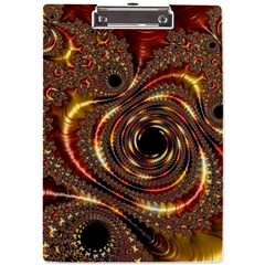 Geometric Art Fractal Abstract Art A4 Acrylic Clipboard by Ndabl3x
