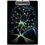 Neuron Network A4 Acrylic Clipboard Front