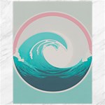 Waves Tidal Ocean Sea Tsunami Wave Minimalist Canvas 12  x 16  11.86 x15.41  Canvas - 1
