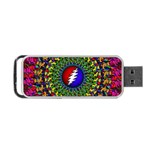 Grateful Dead Pattern Portable USB Flash (Two Sides) Front