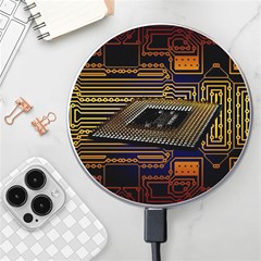 Processor Cpu Board Circuit Wireless Fast Charger(white) by Wav3s