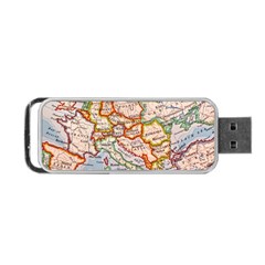 Map Europe Globe Countries States Portable Usb Flash (one Side) by Ndabl3x