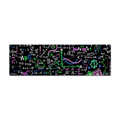 Math-linear-mathematics-education-circle-background Sticker (bumper) by Vaneshart