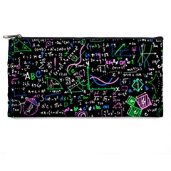 Math-linear-mathematics-education-circle-background Pencil Case by Vaneshart