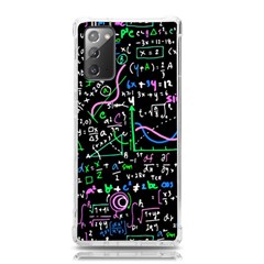 Math-linear-mathematics-education-circle-background Samsung Galaxy Note 20 Tpu Uv Case by Vaneshart