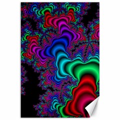 Abstract Piece Color Canvas 12  X 18  by Vaneshop