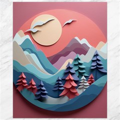 Paper Art Pastel Canvas 16  X 20  by Vaneshop
