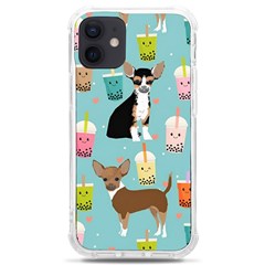 Chihuahua Bubble Kawaii Boba Tea Cute Dog Iphone 12 Mini Tpu Uv Print Case	 by Wav3s