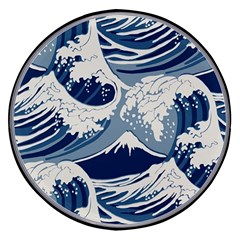 Japanese Wave Pattern Wireless Fast Charger(black) by Wav3s