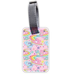 Bears Kawaii Pattern Luggage Tag (two Sides) by Cowasu