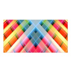 Graphics Colorful Colors Wallpaper Graphic Design Satin Shawl 45  X 80  by Amaryn4rt