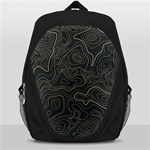Damask-seamless-pattern Backpack Bag Front