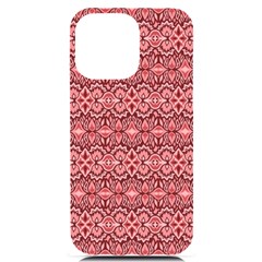 Pink-art-with-abstract-seamless-flaming-pattern Iphone 14 Pro Max Black Uv Print Case by uniart180623