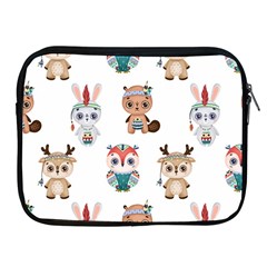 Cute-cartoon-boho-animals-seamless-pattern Apple Ipad 2/3/4 Zipper Cases by uniart180623