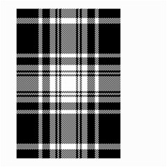 Pixel-background-design-modern-seamless-pattern-plaid-square-texture-fabric-tartan-scottish-textile- Small Garden Flag (two Sides) by uniart180623