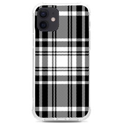 Pixel-background-design-modern-seamless-pattern-plaid-square-texture-fabric-tartan-scottish-textile- Iphone 12/12 Pro Tpu Uv Print Case by uniart180623