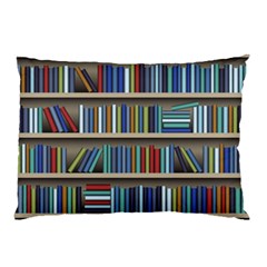 Bookshelf Pillow Case by uniart180623