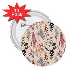Watercolor-floral-seamless-pattern 2 25  Buttons (10 Pack)  by uniart180623
