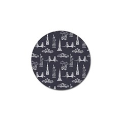 New York City Nyc Pattern Golf Ball Marker (4 Pack) by uniart180623