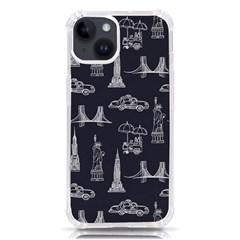 New York City Nyc Pattern Iphone 14 Tpu Uv Print Case by uniart180623