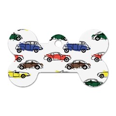 Cars-pattern Dog Tag Bone (one Side) by uniart180623