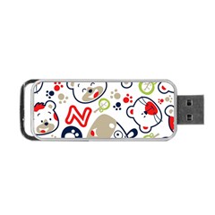 Animals-pattern Portable Usb Flash (one Side) by uniart180623