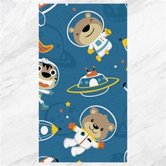 Seamless-pattern-funny-astronaut-outer-space-transportation Canvas 40  X 72  by uniart180623