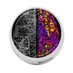 Ambiguity Tobe Brain Duality Mind Minimal Thinking 4-port Usb Hub (two Sides) by uniart180623