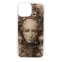 Cyborg Robot Future Drawing Poster Iphone 13 Mini Tpu Uv Print Case by Ravend