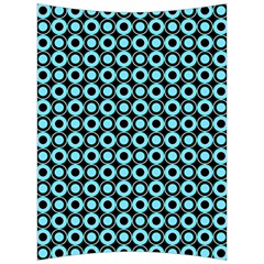 Mazipoodles Blue Donuts Polka Dot Back Support Cushion by Mazipoodles