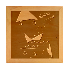3d Ludo Game,gambling Wood Photo Frame Cube by Bangk1t