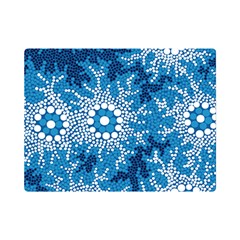 Waterhole Dreaming 90 Hogarth Arts Premium Plush Fleece Blanket (mini) by hogartharts
