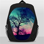 Tree Abstract Field Galaxy Night Nature Backpack Bag Front