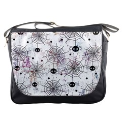 Creepy Spider Messenger Bag by uniart180623
