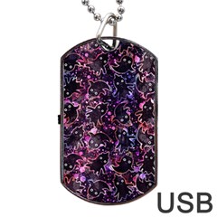 Fun Spooky Cute Ghosts Adoxali Halloween Dog Tag Usb Flash (one Side) by uniart180623