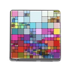 To Dye Abstract Visualization Memory Card Reader (square 5 Slot) by uniart180623