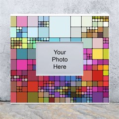 To Dye Abstract Visualization White Wall Photo Frame 5  X 7  by uniart180623