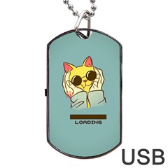 Loading Cat Cute Cuddly Animal Sweet Plush Dog Tag Usb Flash (two Sides) by uniart180623