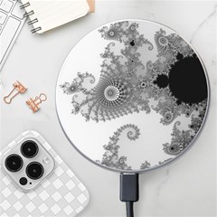 Apple Males Almond Bread Abstract Mathematics Wireless Fast Charger(white) by Simbadda