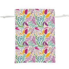 Leaves Colorful Leaves Seamless Design Leaf Lightweight Drawstring Pouch (xl) by Simbadda