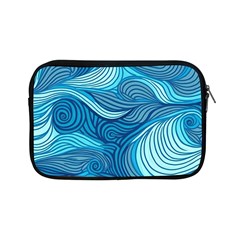 Ocean Waves Sea Abstract Pattern Water Blue Apple Ipad Mini Zipper Cases by Simbadda