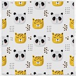 Seamless Pattern Cute Animals Canvas 12  x 12  11.4 x11.56  Canvas - 1